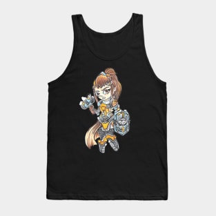 Brigitte overwatch Chibi Tank Top